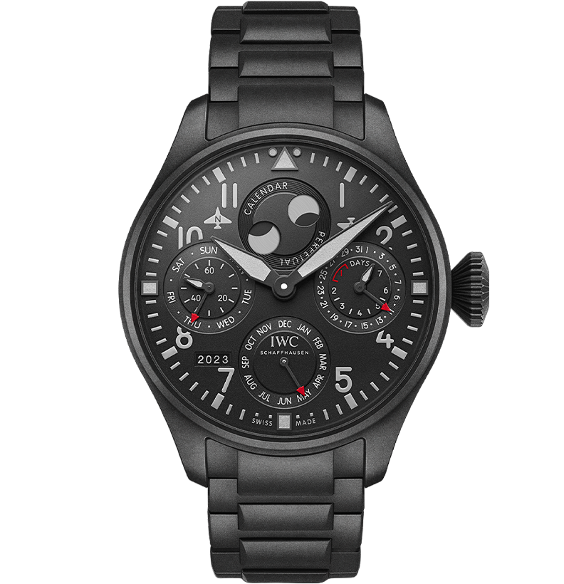 Orologio in ceratanium Big Pilot’s Watch Perpetual Calendar Iwc