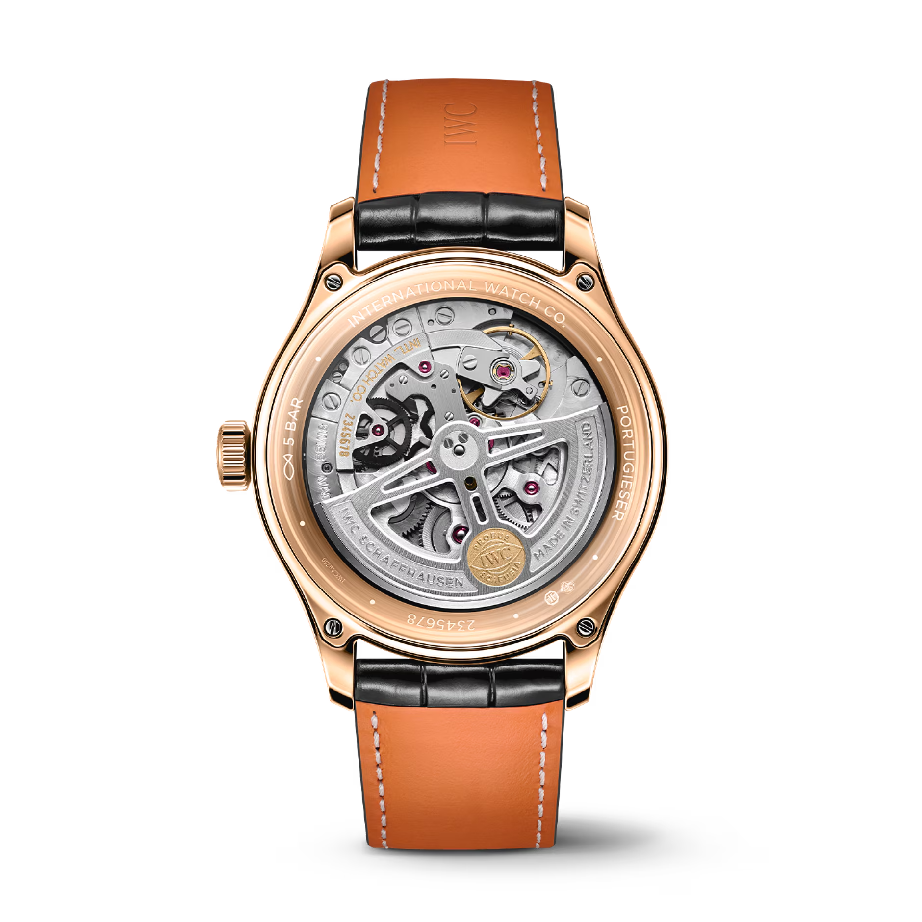 Watch in rose gold Portugieser Automatic Iwc