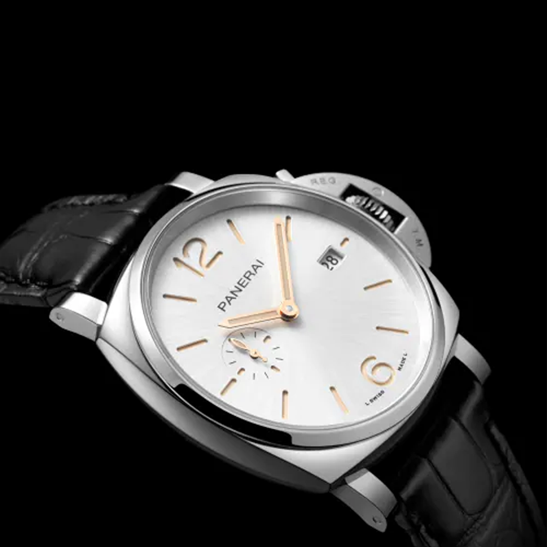 Watch in steel Luminor Due Panerai