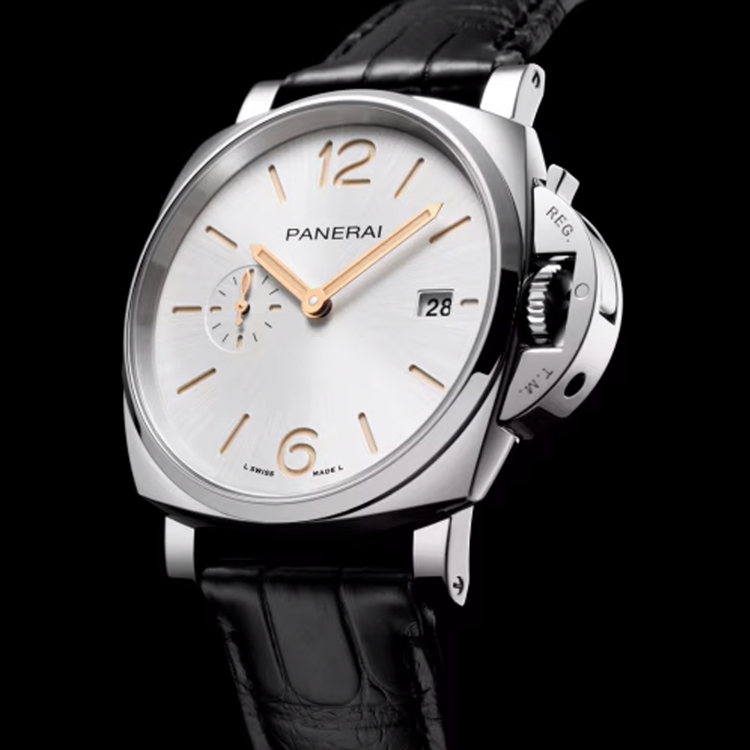 Watch in steel Luminor Due Panerai