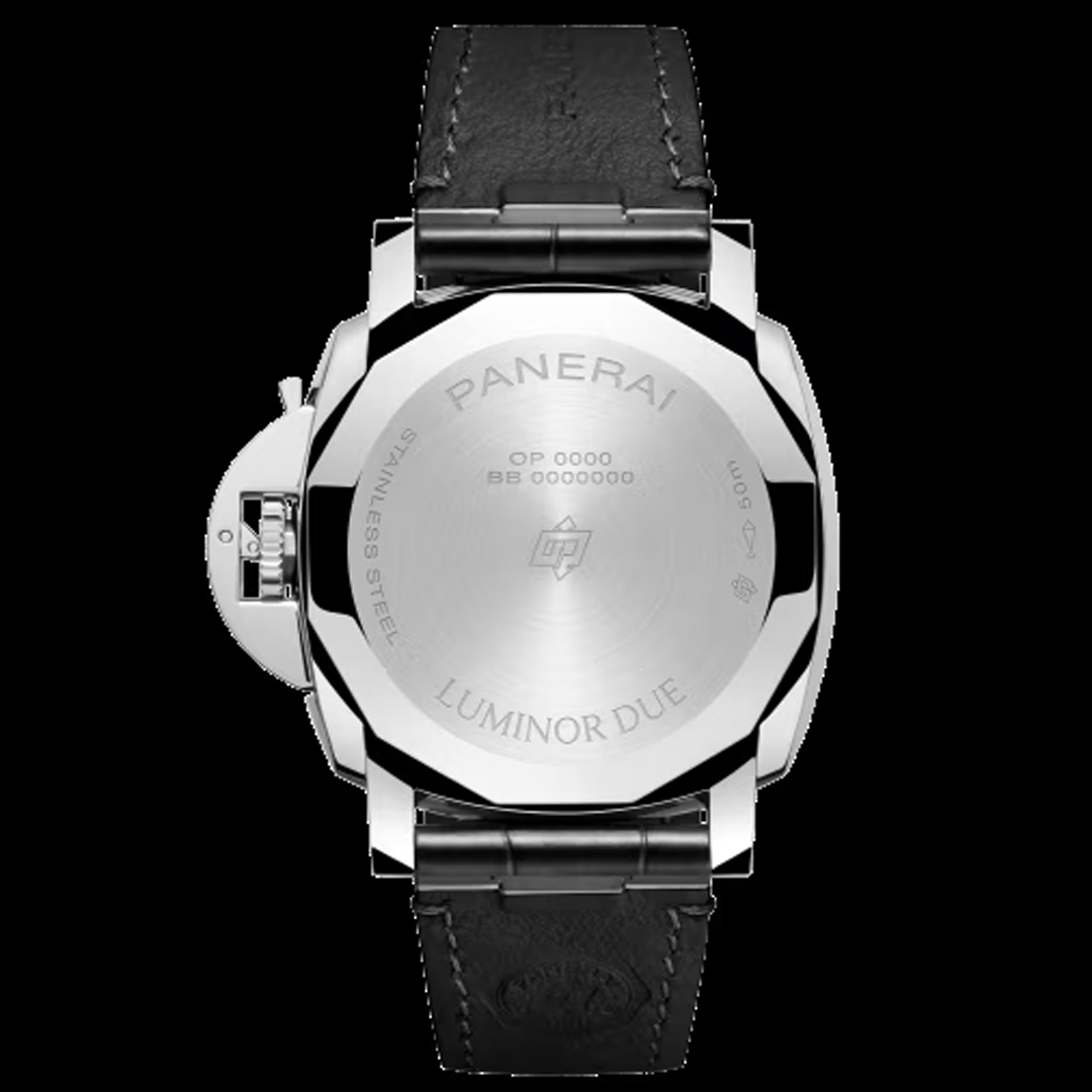 Watch in steel Luminor Due Panerai