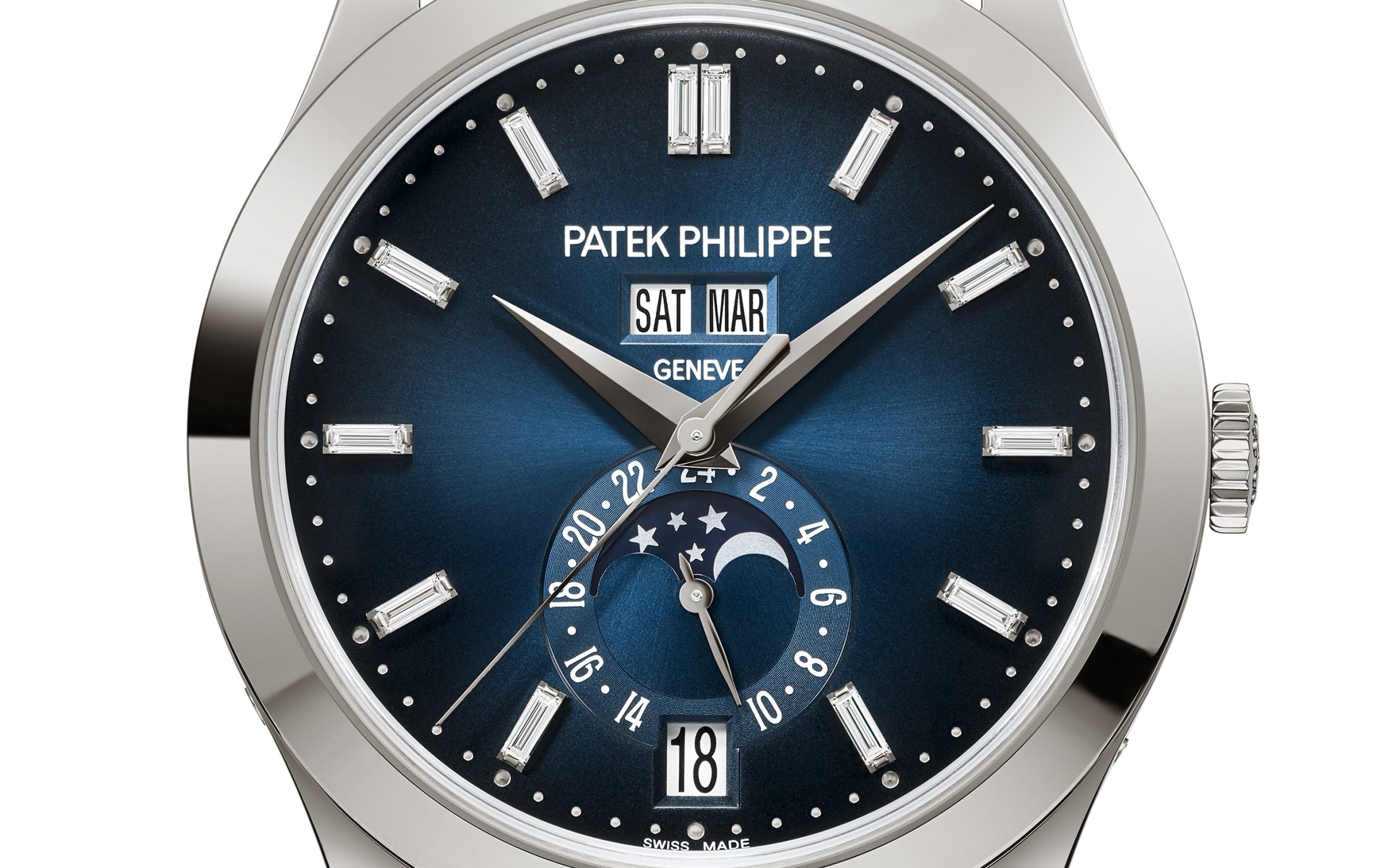Orologio in oro bianco Complicazioni Patek philippe