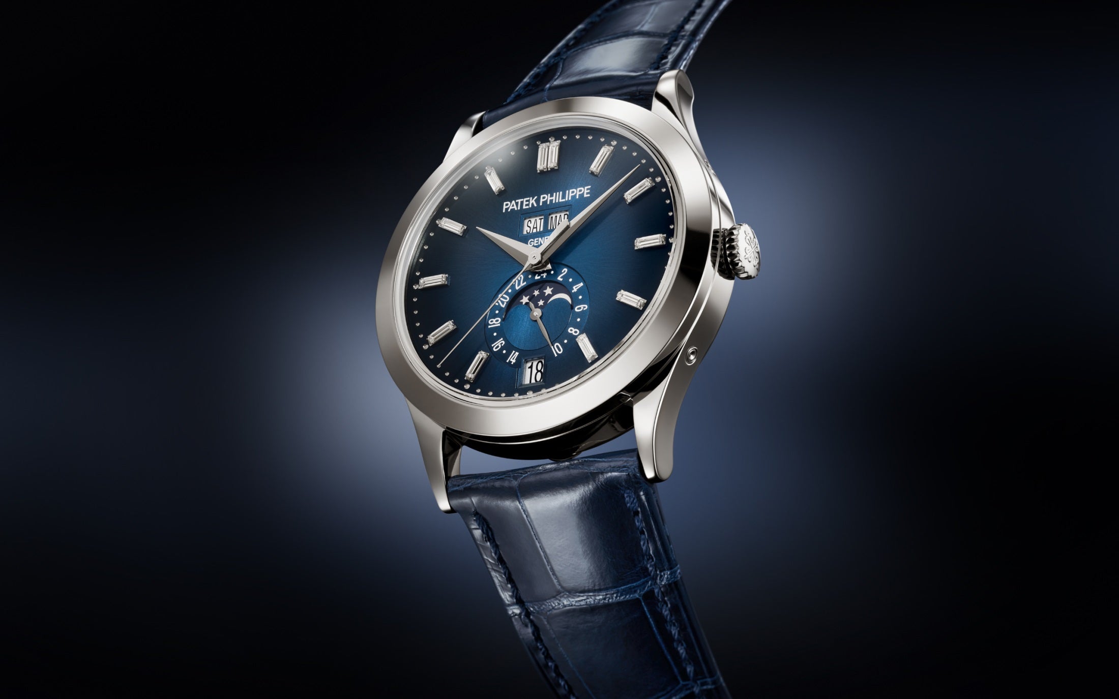 Orologio in oro bianco Complicazioni Patek philippe