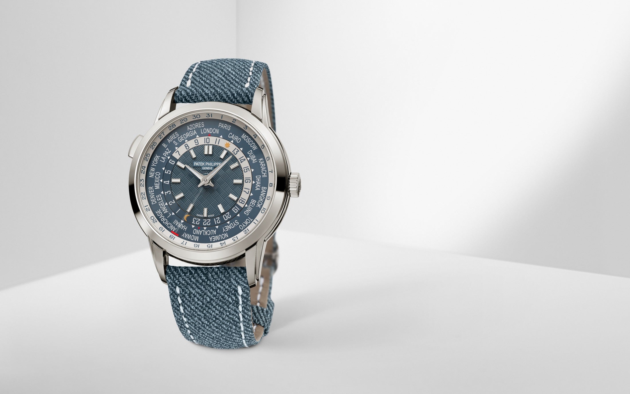 Orologio in oro bianco Complicazioni - Ora Universale Patek philippe