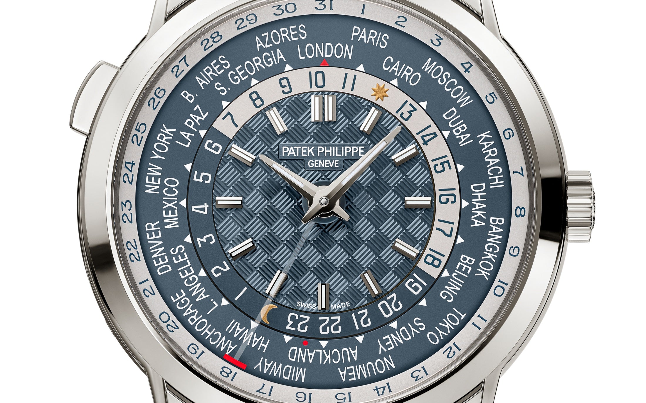 Orologio in oro bianco Complicazioni - Ora Universale Patek philippe