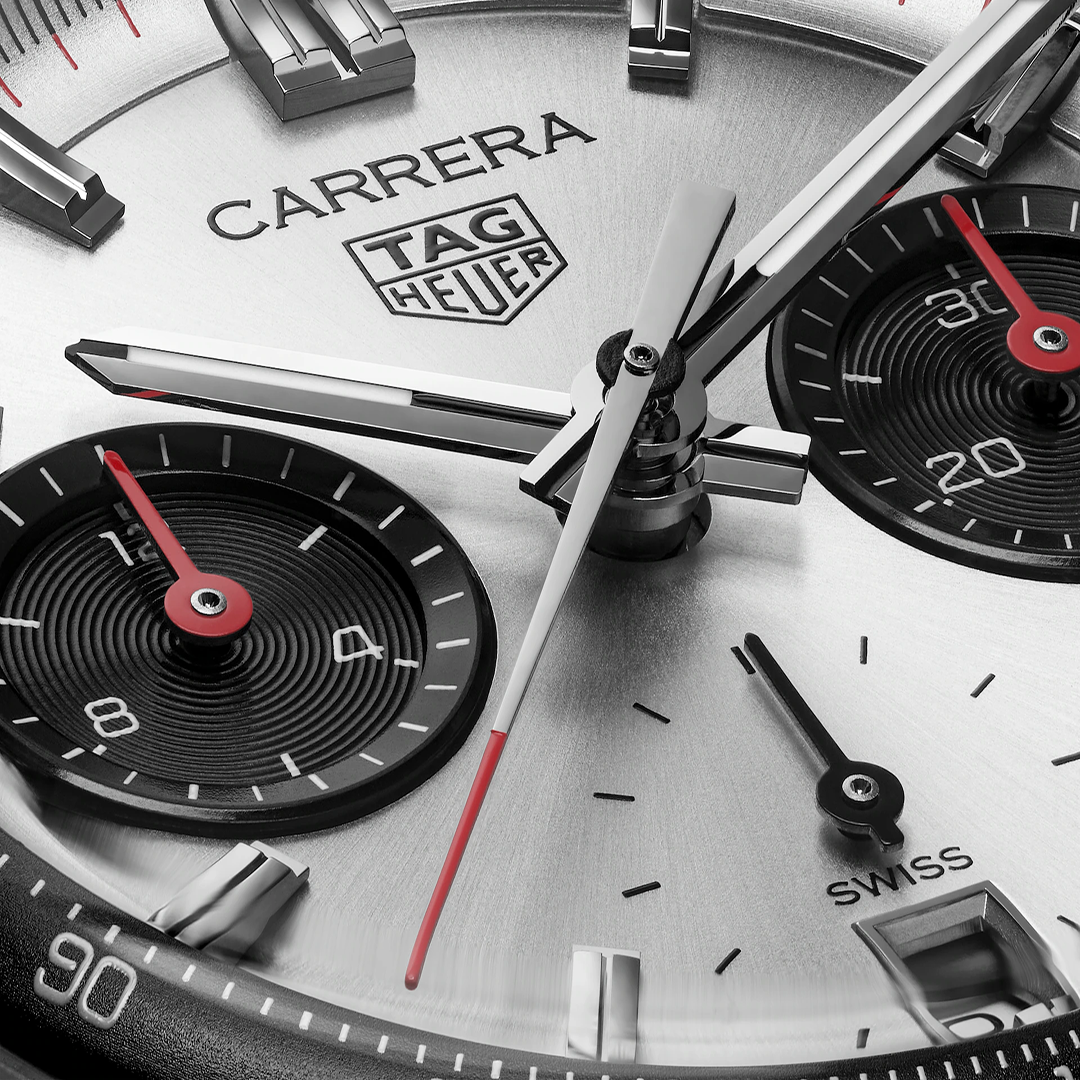 Orologio in acciaio Carrera Chronograph Tag heuer