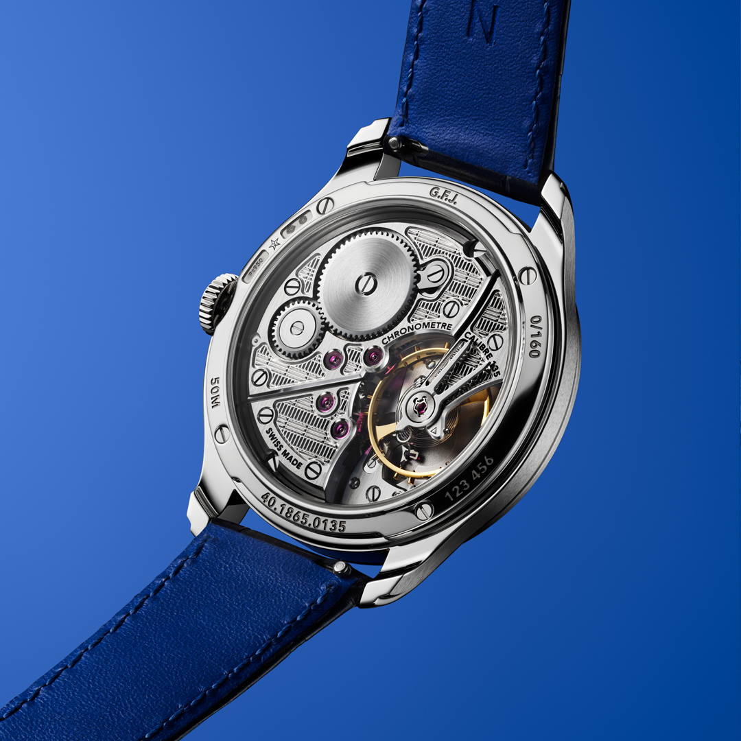 Orologio in platino G.F.J. calibro 135 Zenith