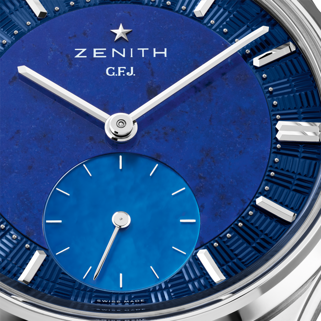 Orologio in platino G.F.J. calibro 135 Zenith