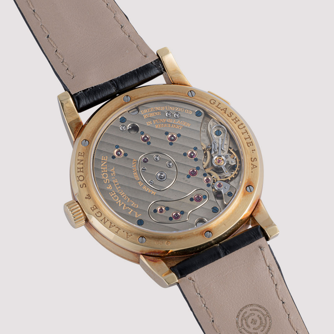 Orologio in oro giallo Lange 1 A lange sohne