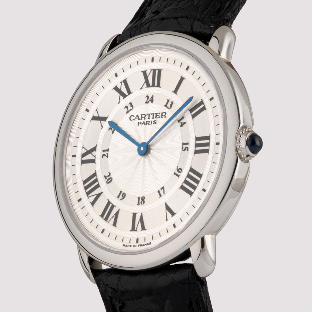 Orologio in platino Ronde Louis Cartier CPCP Cartier