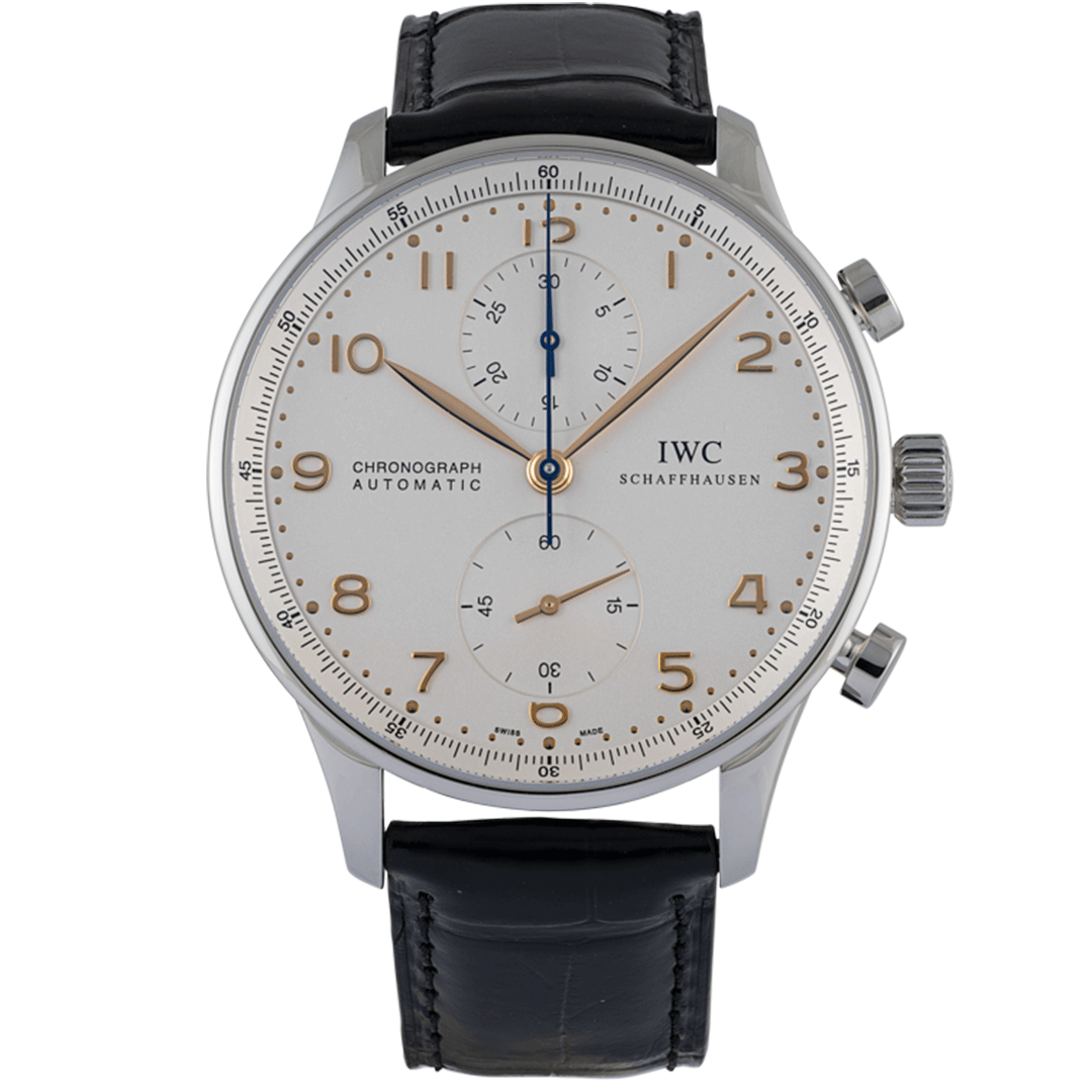 Orologio in acciaio Portoghese Chrono Iwc