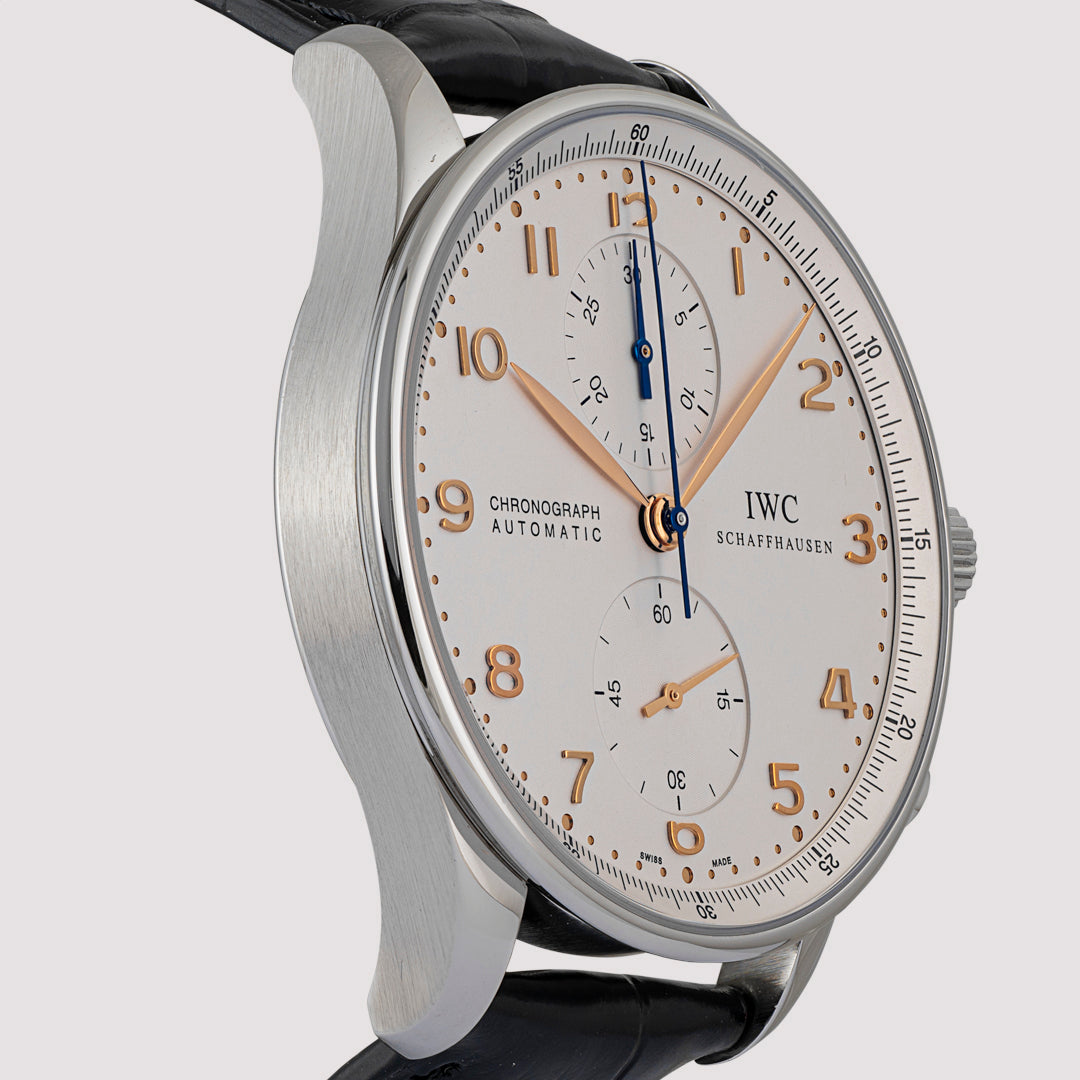 Orologio in acciaio Portoghese Chrono Iwc