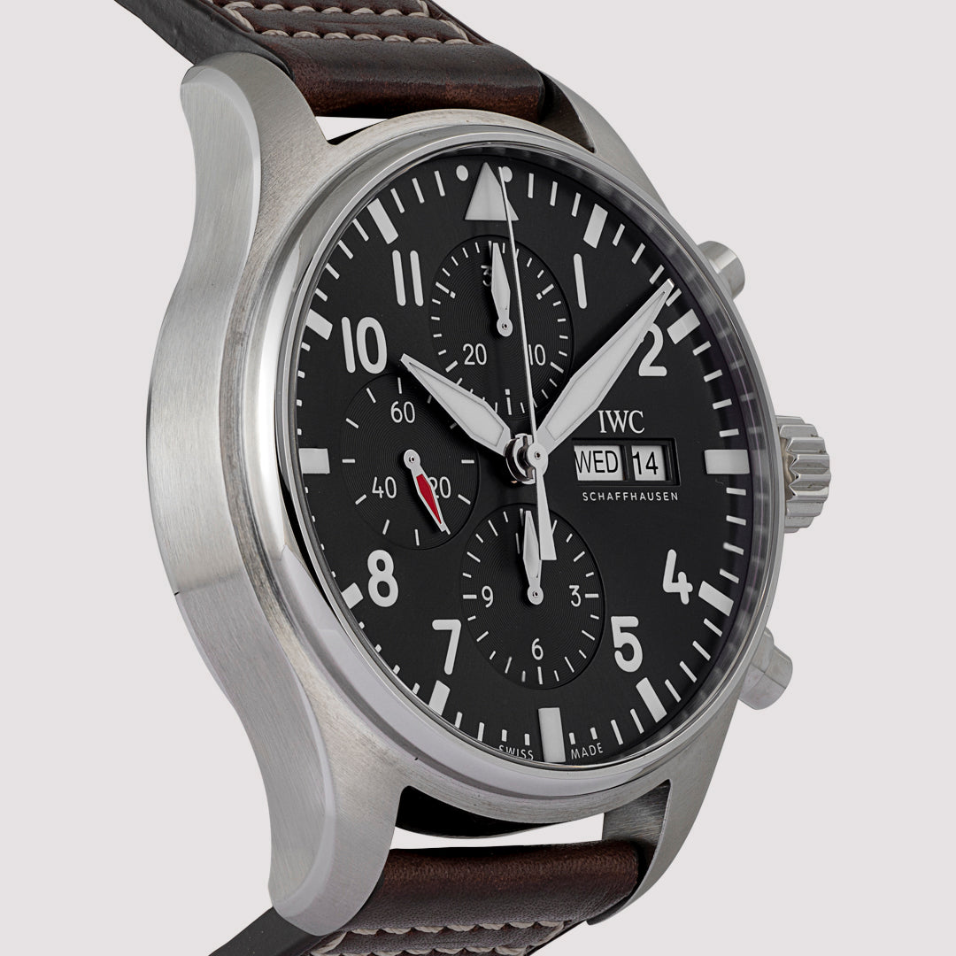 Orologio in acciaio Pilot’s Watch Chronograph Edition «Le Petit Prince» Iwc