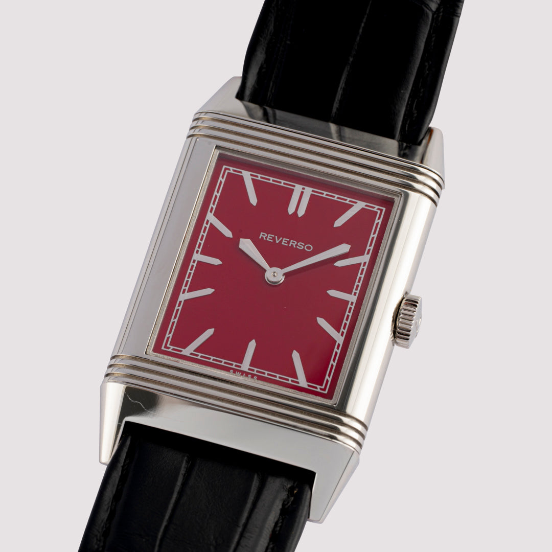 Orologio in acciaio Grande Reverso Tribute to 1931 Rouge Jaeger-lecoultre