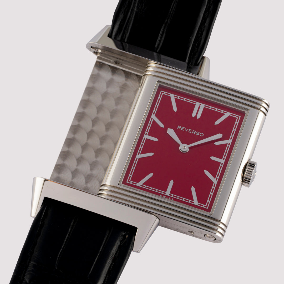 Orologio in acciaio Grande Reverso Tribute to 1931 Rouge Jaeger-lecoultre