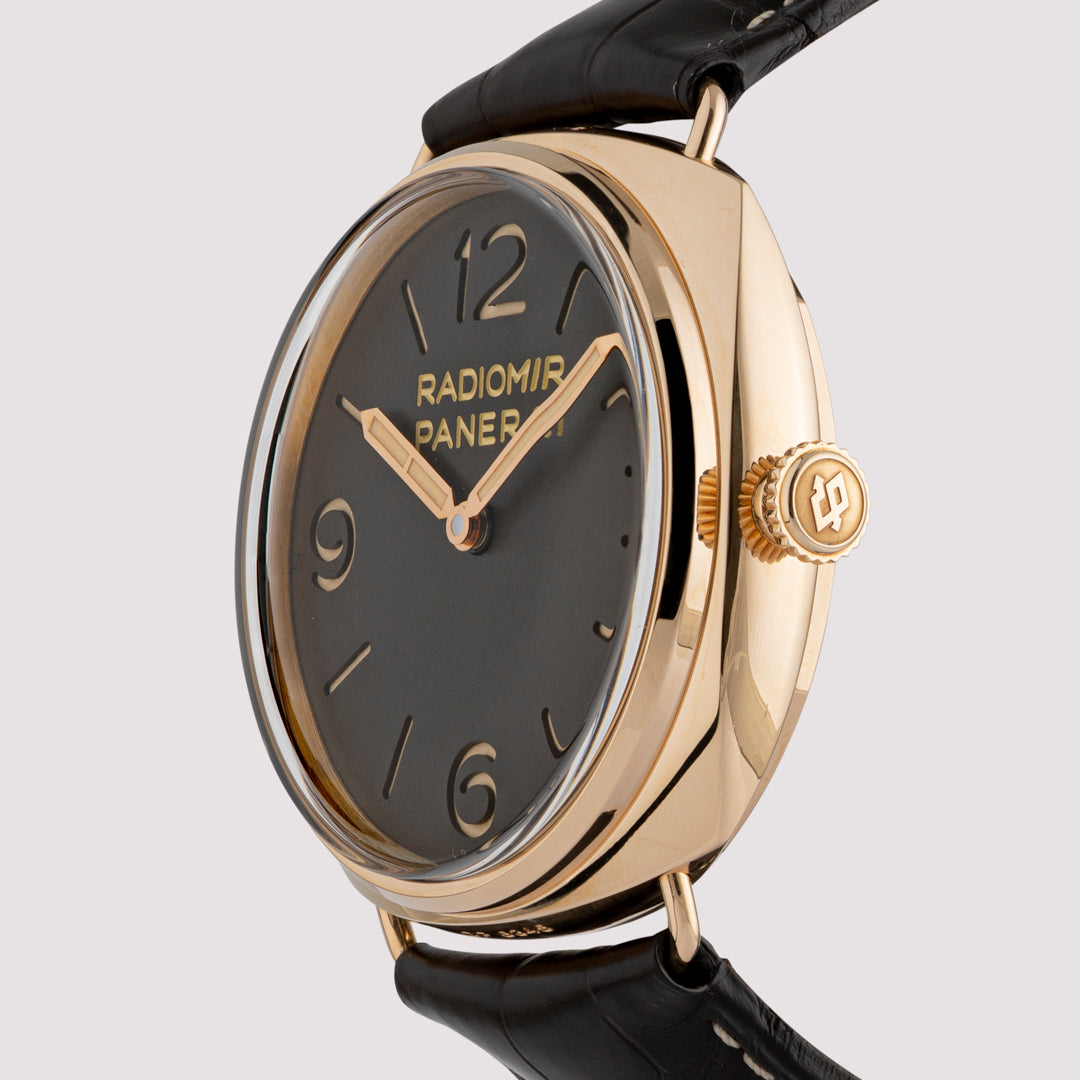 Orologio in oro rosa Radiomir 3 Giorni Panerai