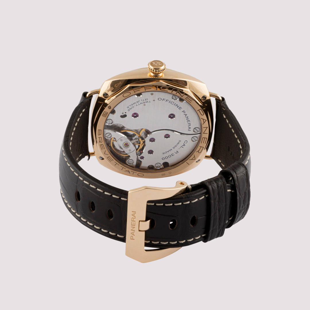 Orologio in oro rosa Radiomir 3 Giorni Panerai