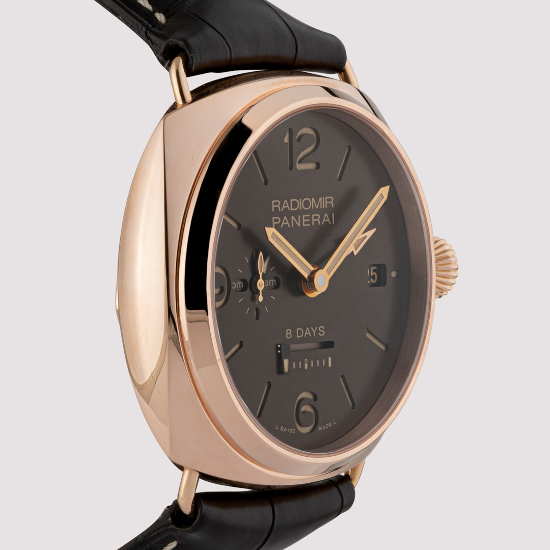 Orologio in rose gold Radiomir 8 Days GMT Panerai
