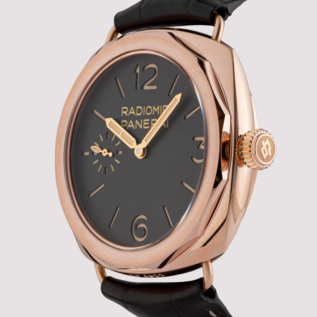 Orologio in oro rosa Radiomir Riserva di Carica Panerai