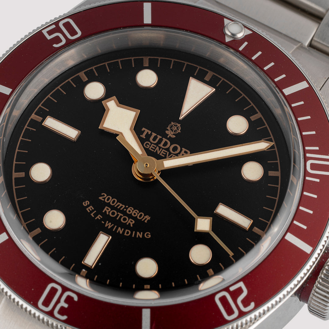 Orologio in acciaio Black Bay Tudor