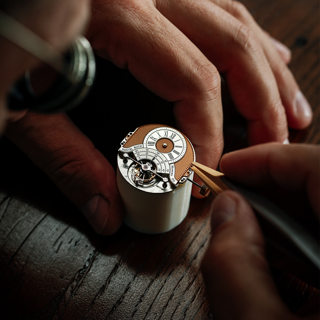 Watch in rose gold Tourbillon Daniel roth