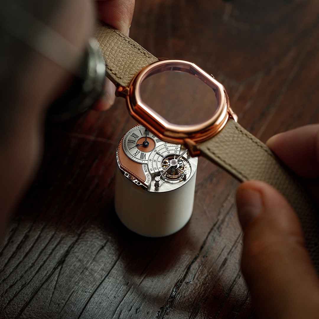 Watch in rose gold Tourbillon Daniel roth