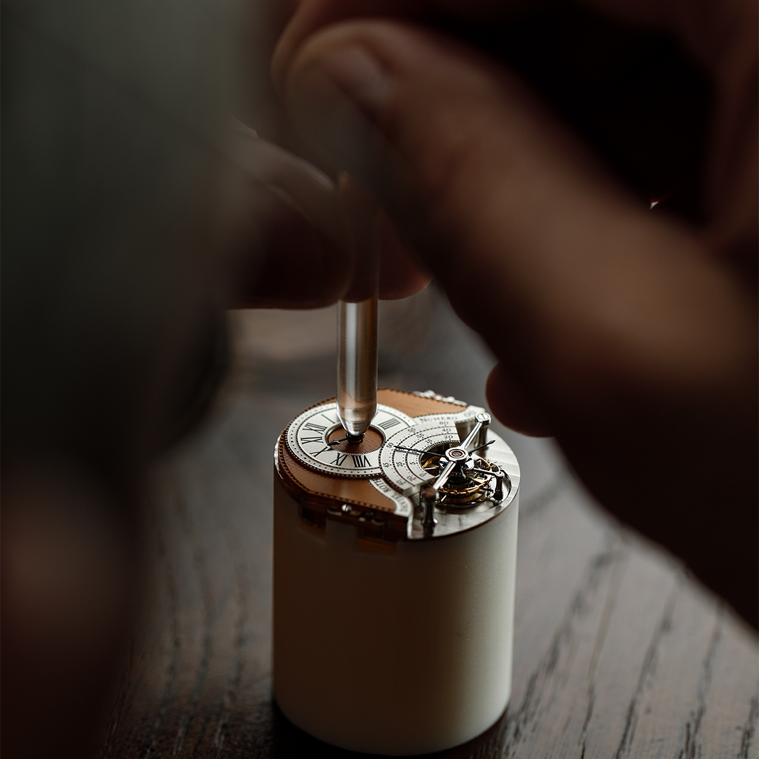 Watch in rose gold Tourbillon Daniel roth