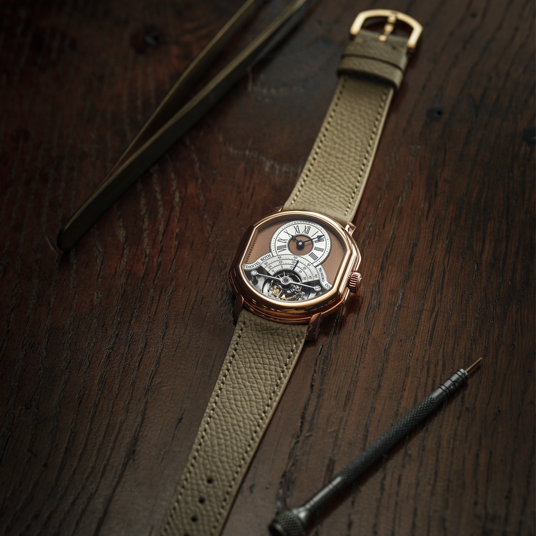 Orologio in oro rosa Tourbillon Daniel roth