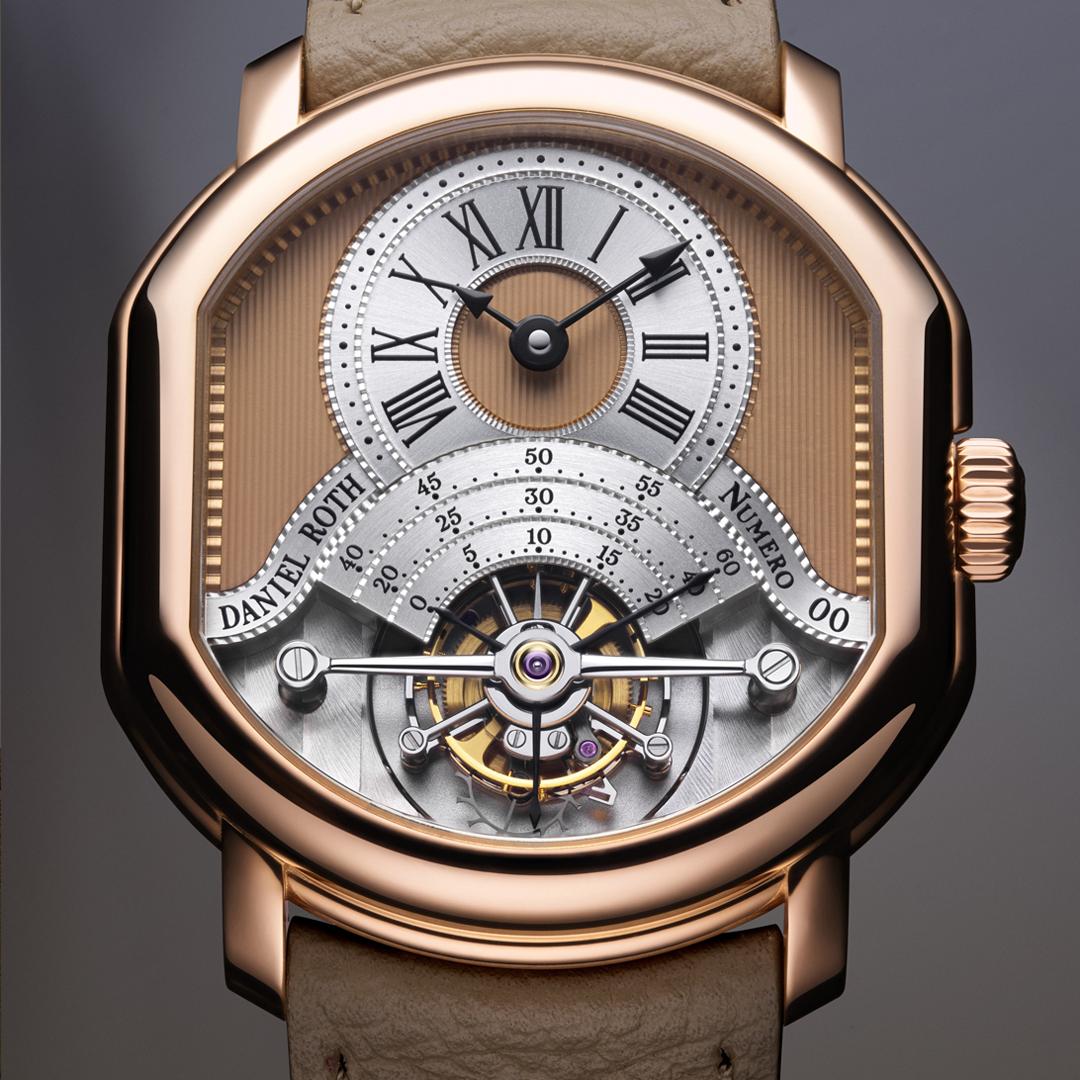 Orologio in oro rosa Tourbillon Daniel roth