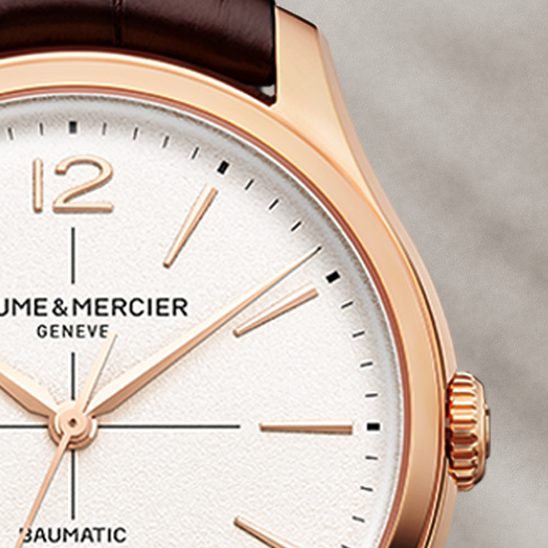 Watch in rose gold Clifton Baumatic Baume et mercier