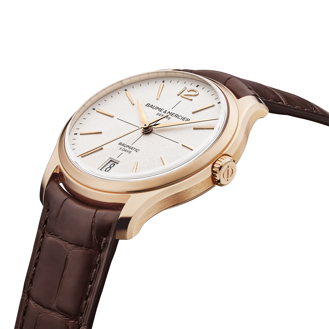 Watch in rose gold Clifton Baumatic Baume et mercier