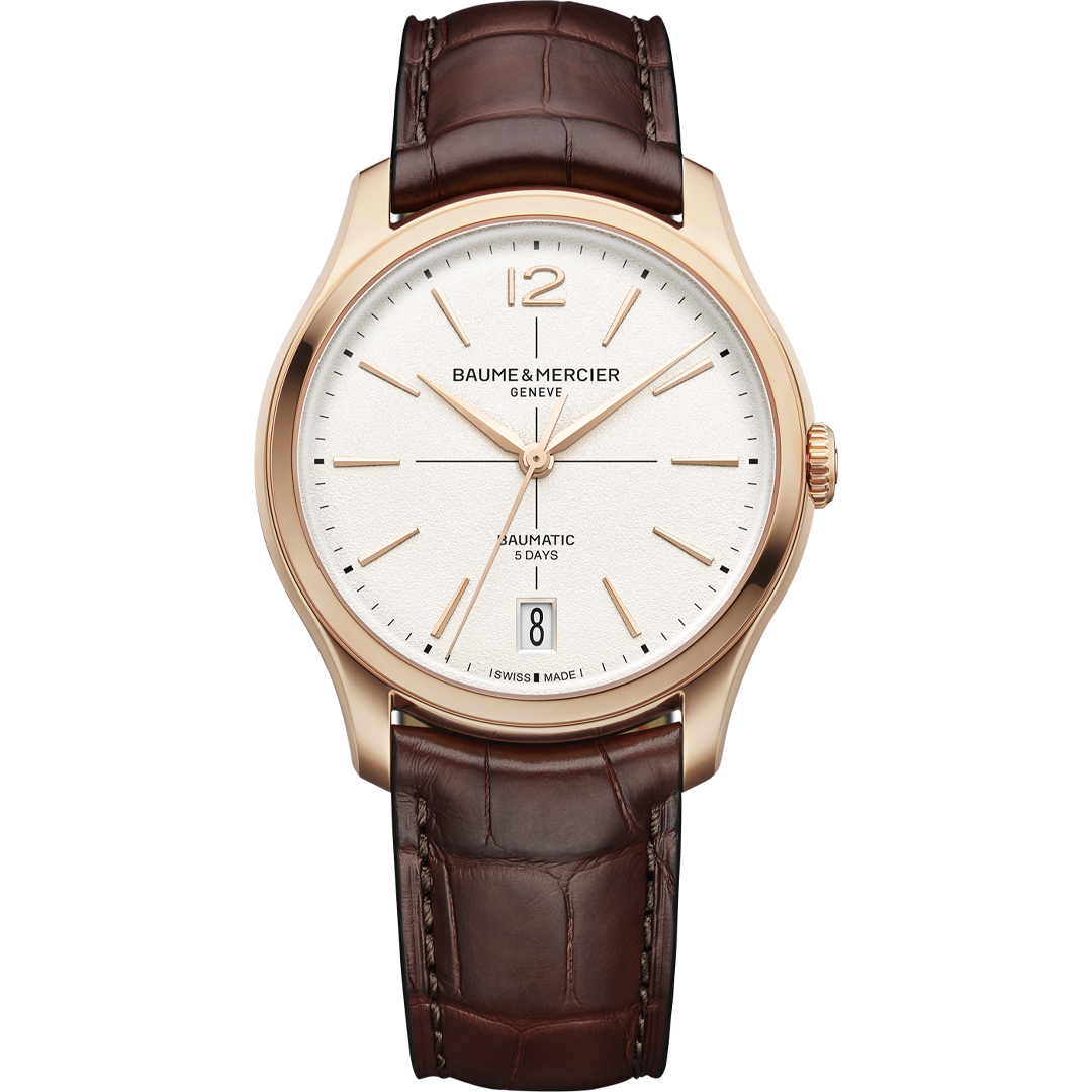Orologio in oro rosa Clifton Baumatic Baume et mercier