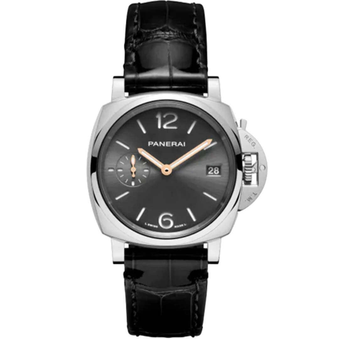 Watch in steel Luminor Due Panerai