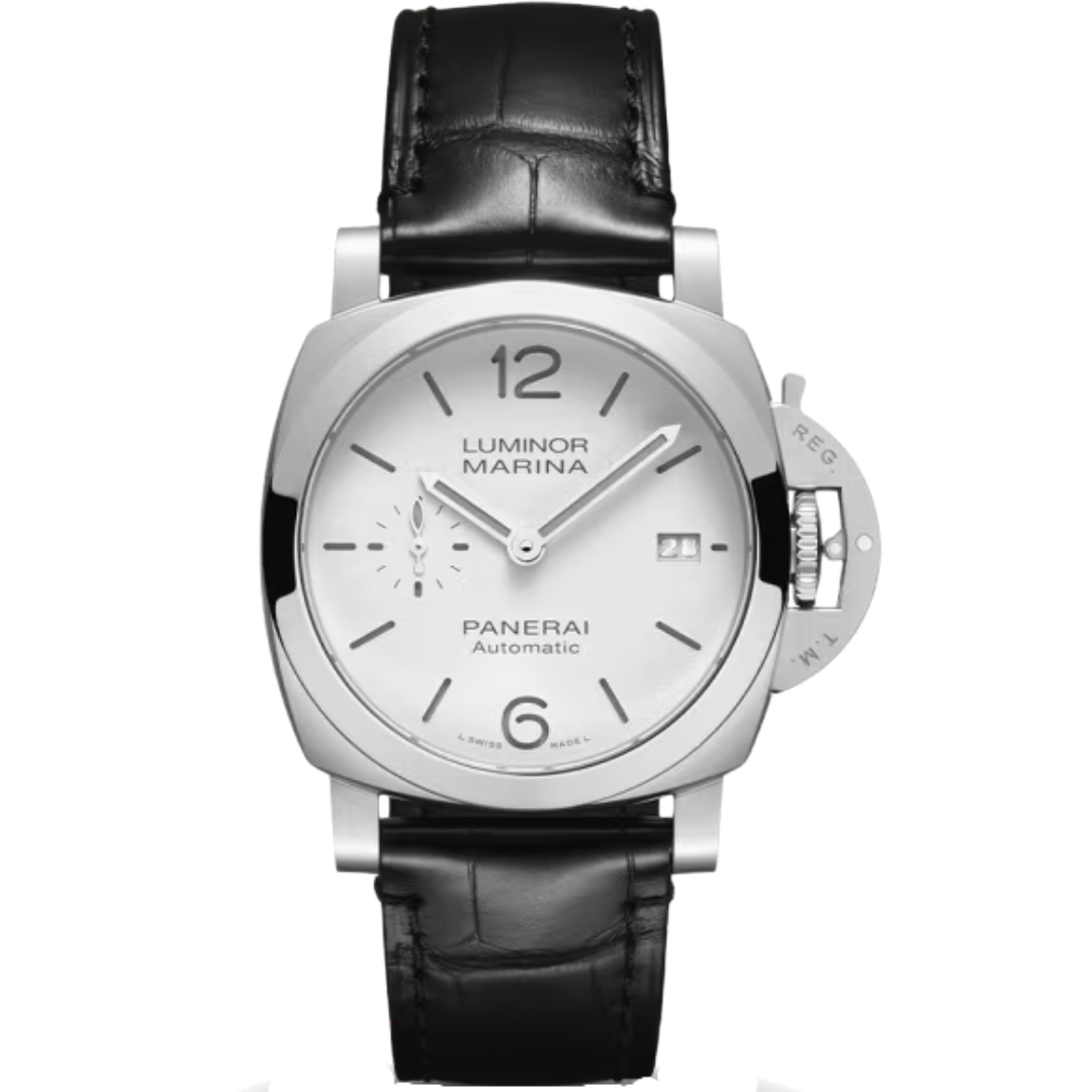 Watch in steel Luminor Quaranta Panerai