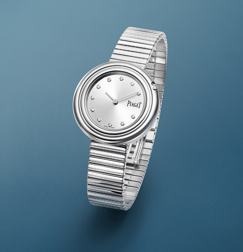 Watch in steel Possession Piaget