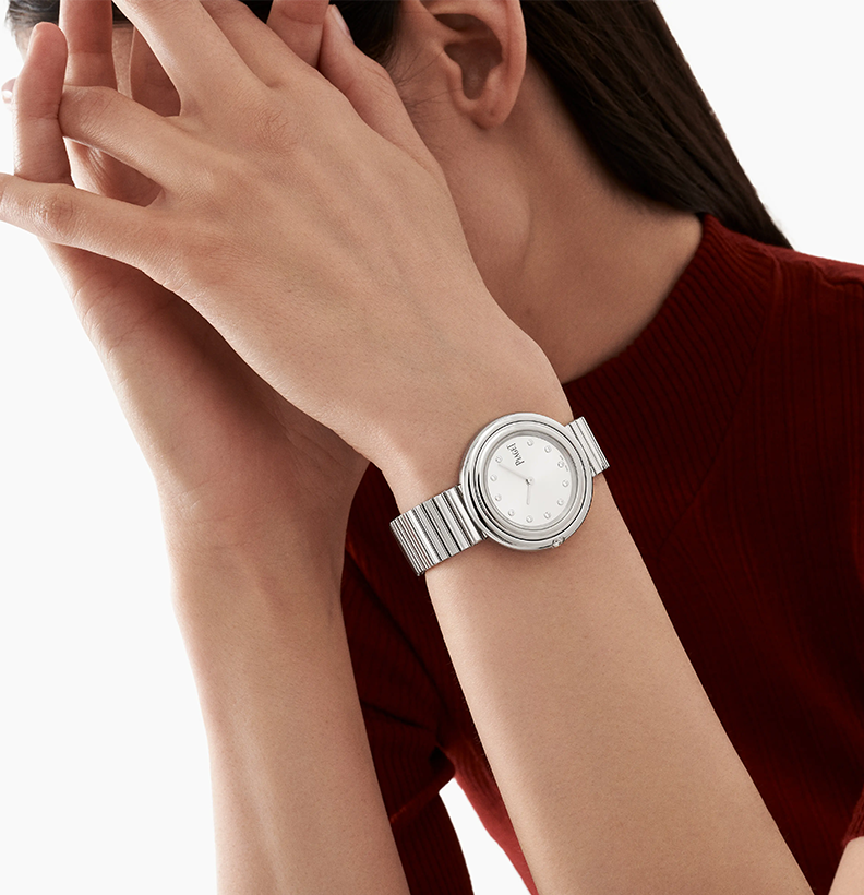 Watch in steel Possession Piaget