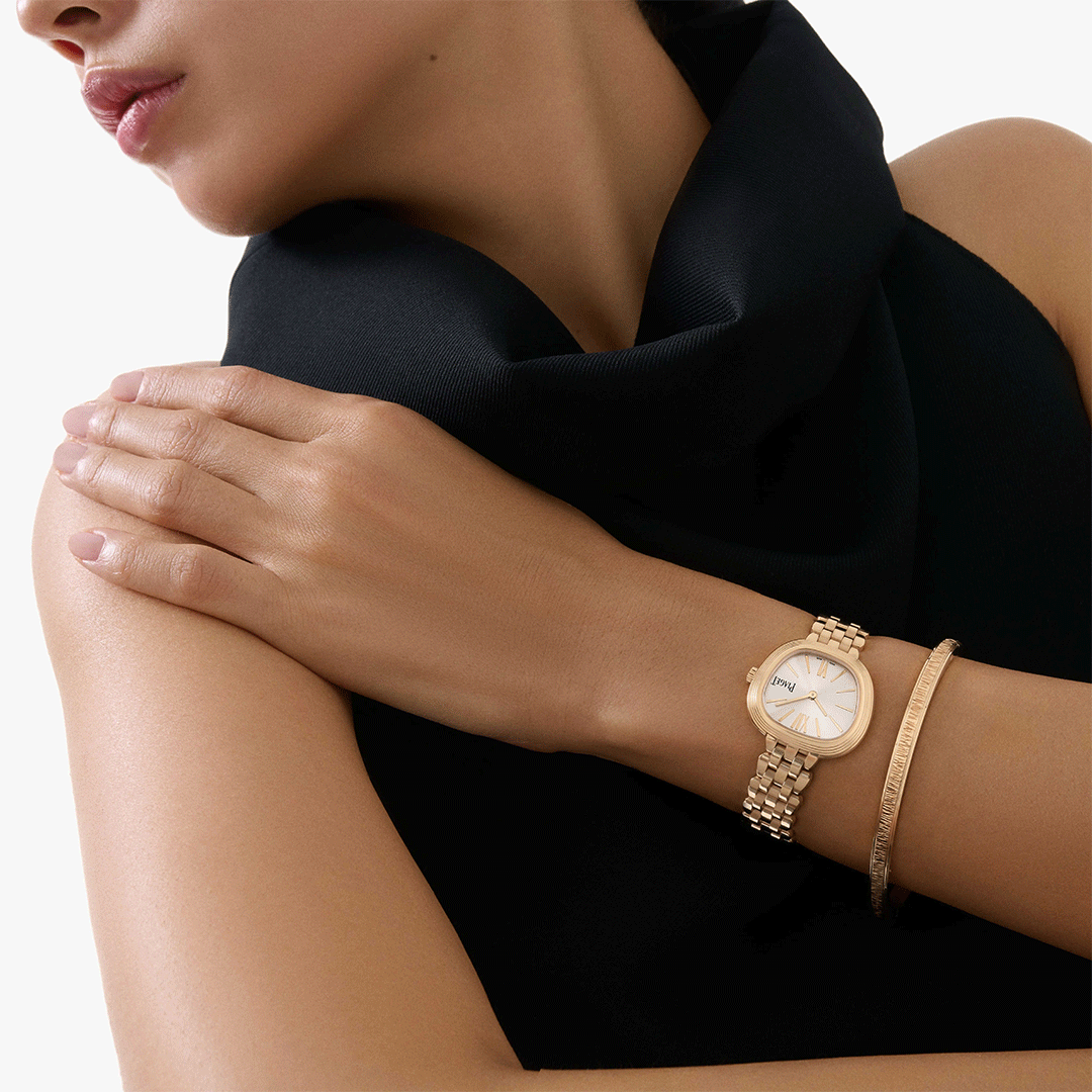 Orologio in oro rosa Sixtie Piaget