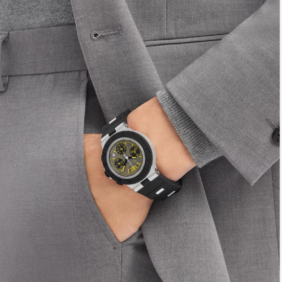 Watch in aluminum and titanium Bvlgari Aluminium Bulgari