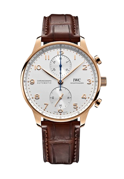 Orologio in oro rosa Portugieser Chronograph Iwc