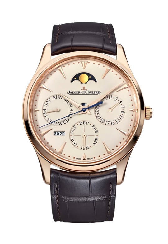 Watch in rose gold Master Ultra Thin Perpetual Calendar  Jaeger-lecoultre