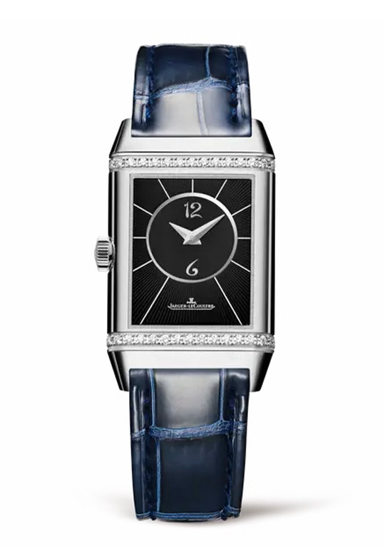 Watch in steel Reverso Classic Medium Duetto Jaquet droz