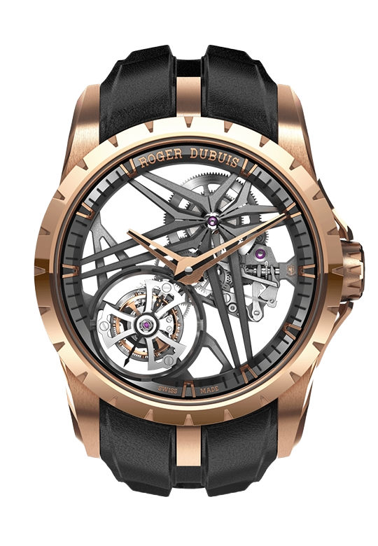Orologio in oro rosa Excalibur Eon Gold Roger dubuis