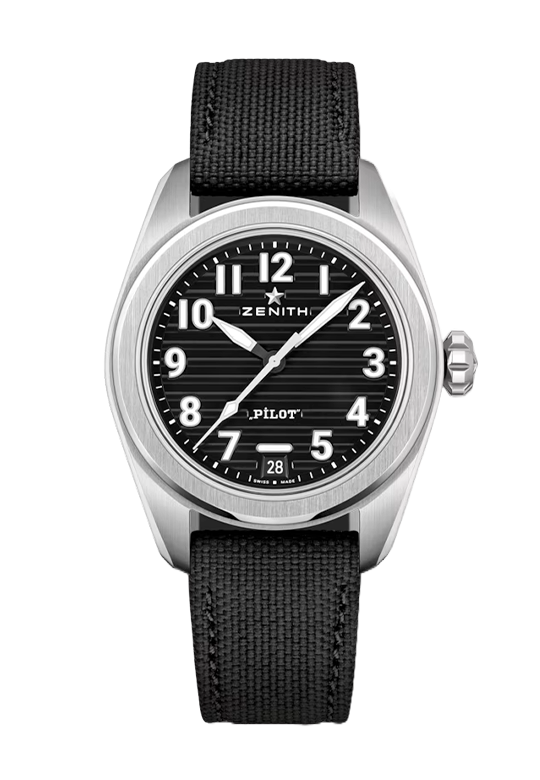 Orologio in acciaio Pilot Automatic Zenith