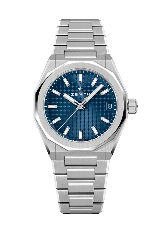 Watch in steel Defy Skyline Zenith