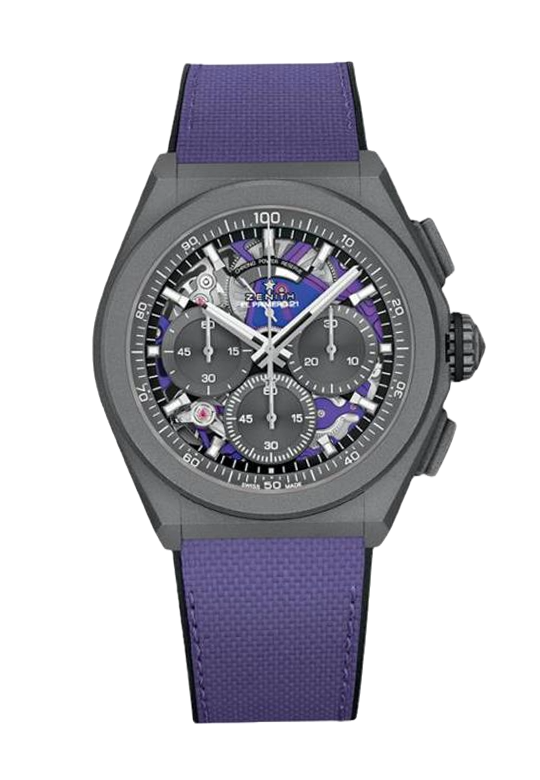 Orologio in titanio Defy 21 El Primero Ultraviolet Zenith