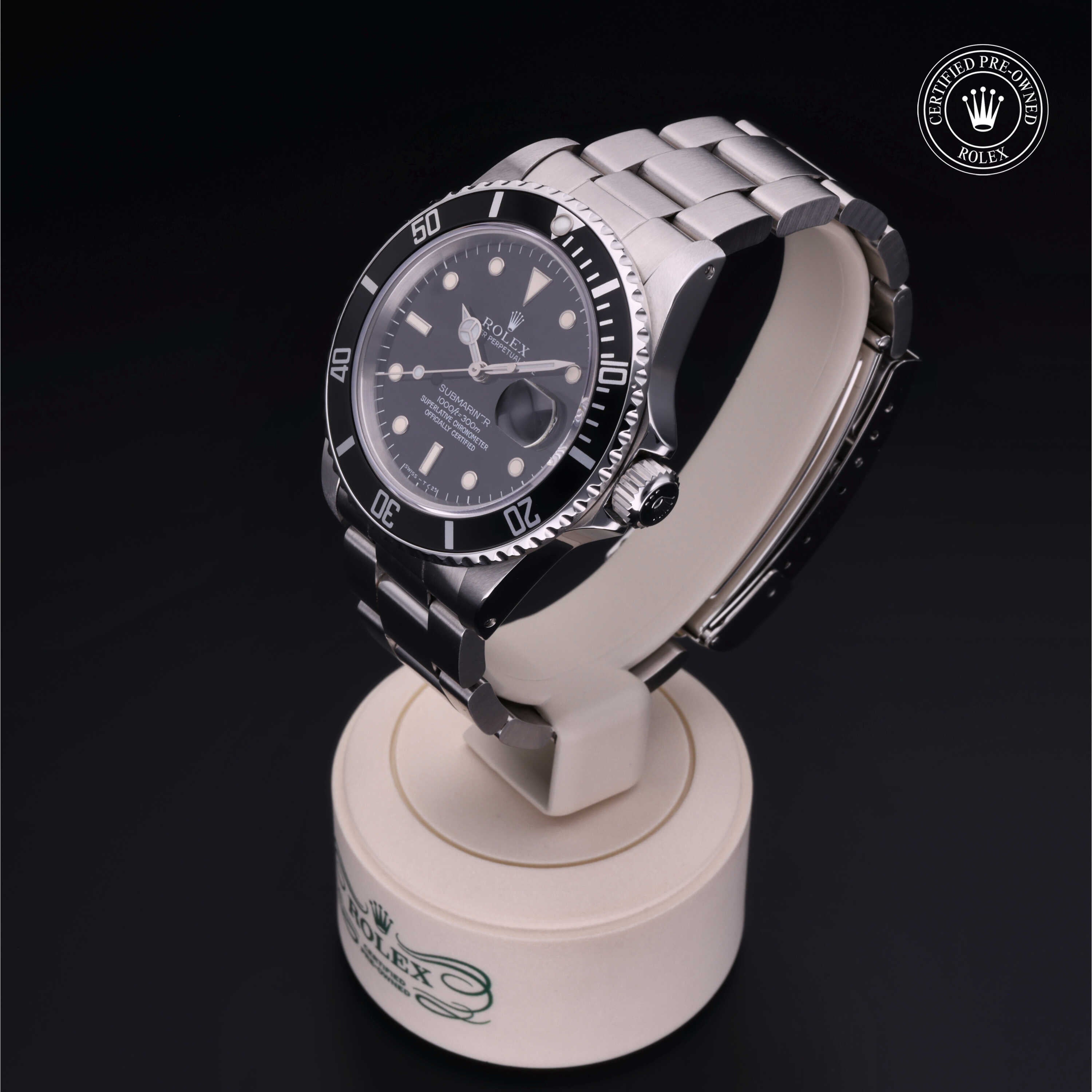 Rolex Certified Pre-Owned Oyster Perpetual  Submariner Date 40 mm acciaio Oystersteel  16800 