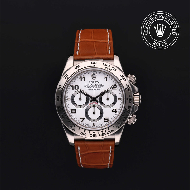 Rolex Certified Pre-Owned Oyster Perpetual  Cosmograph Daytona 40 mm oro bianco 18 ct 1998 16519