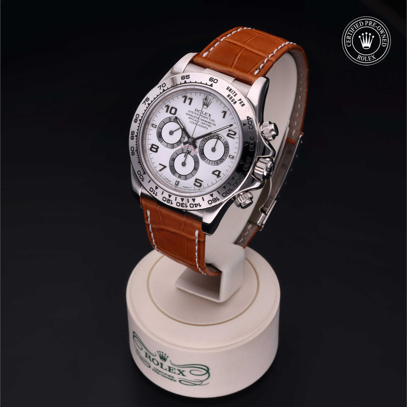 Rolex Certified Pre-Owned Oyster Perpetual  Cosmograph Daytona 40 mm oro bianco 18 ct 1998 16519