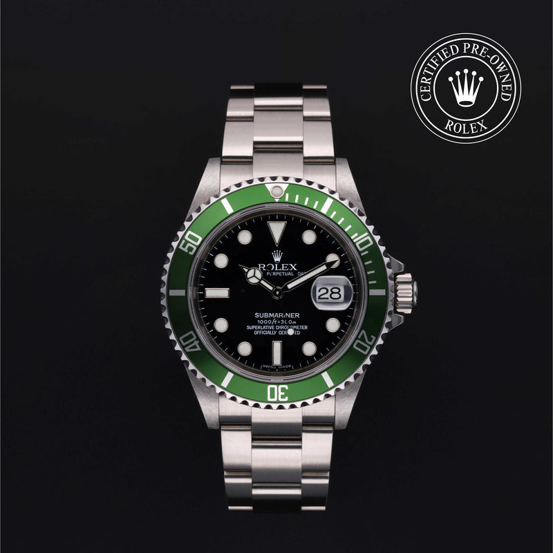 Rolex Certified Pre-Owned Oyster Perpetual  Submariner Date 40 mm,  acciaio Oystersteel  2006 16610LV