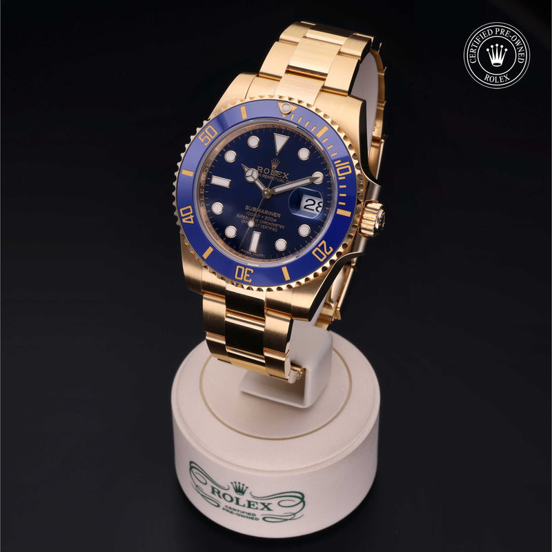 Rolex Certified Pre-Owned Oyster Perpetual Submariner Date 40 mm Oro giallo 18 ct 2021 116618LB 